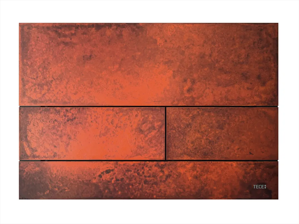 square II Met. WC-Betätigungsplatte Rusted steel
