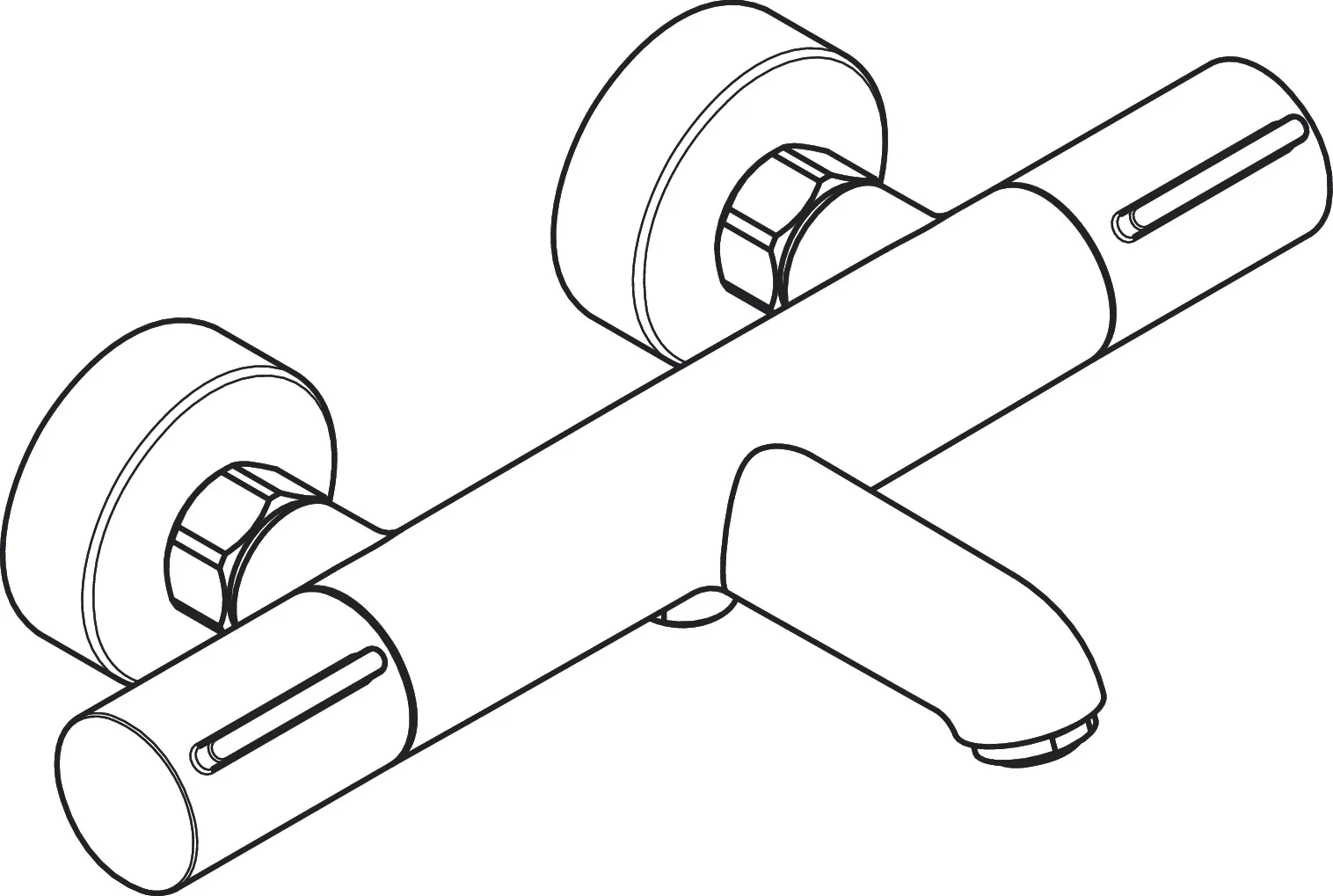 Ecostat Element Wannenthermostat Aufputz Chrom Ecostat Element Wannenthermostat Aufputz Chrom
