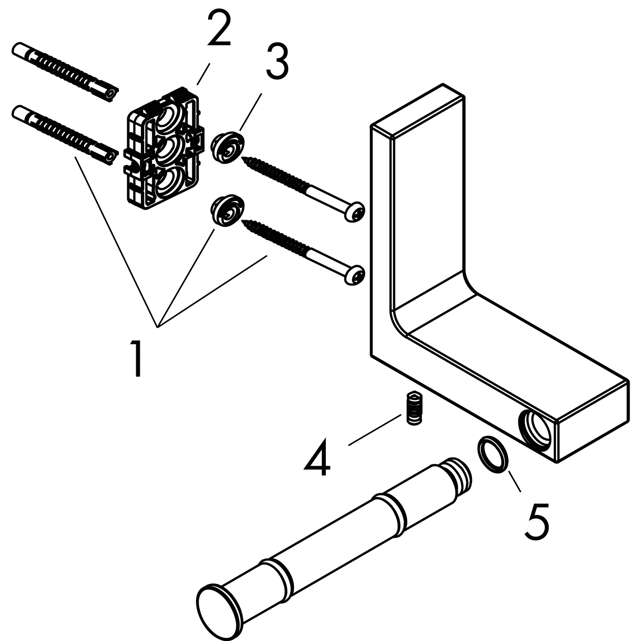 AXOR Universal Rectangular Toilettenpapierhalter Chrom AXOR Universal Rectangular Toilettenpapierhalter Chrom