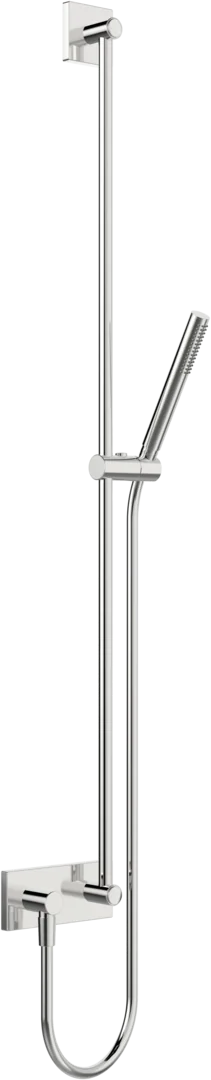 HansaLIVING Wandstangengarnitur HansaLIVING 4442 Rosette eckig 1-strahlig Chrom