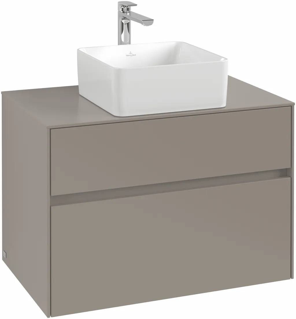 Villeroy & Boch Waschtischunterschrank „Collaro“ 800 × 548 × 500 mm Kansas Oak, ohne Beleuchtung, für Becken mittig Villeroy & Boch Waschtischunterschrank „Collaro“ 800 × 548 × 500 mm Kansas Oak, ohne Beleuchtung, für Becken mittig