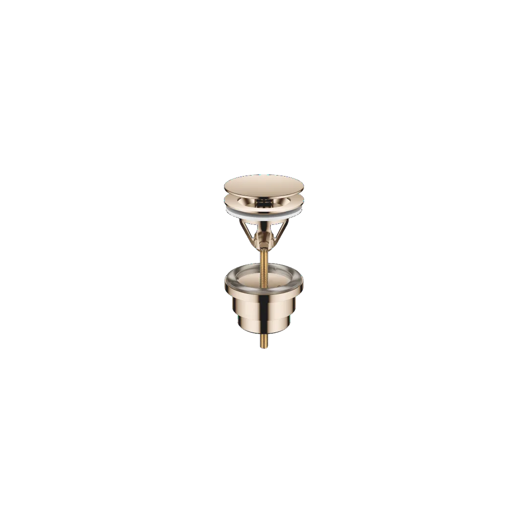 Dornbracht Ablaufgarnitur ohne Druckverschluss, SERIENNEUTRAL, Light Gold, 1 1/4 Zoll, für Becken ohne Überlauf