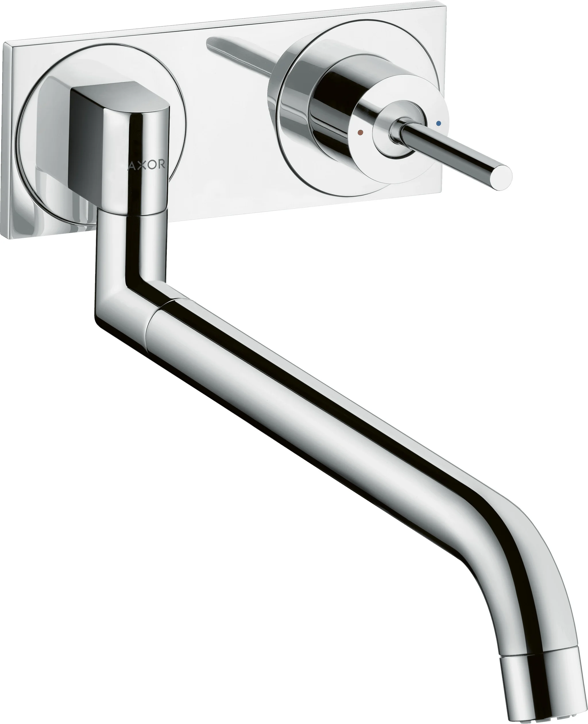 Hansgrohe AXOR Uno Einhebel-Küchenmischer Unterputz Chrom, Schwenkbereich 110° oder 150°, Teleskopfunktion 330–500 mm, Laminarstrahl, max. Durchfluss 9 l/min Hansgrohe AXOR Uno Einhebel-Küchenmischer Unterputz Chrom, Schwenkbereich 110° oder 150°, Teleskopfunktion 330–500 mm, Laminarstrahl, max. Durchfluss 9 l/min