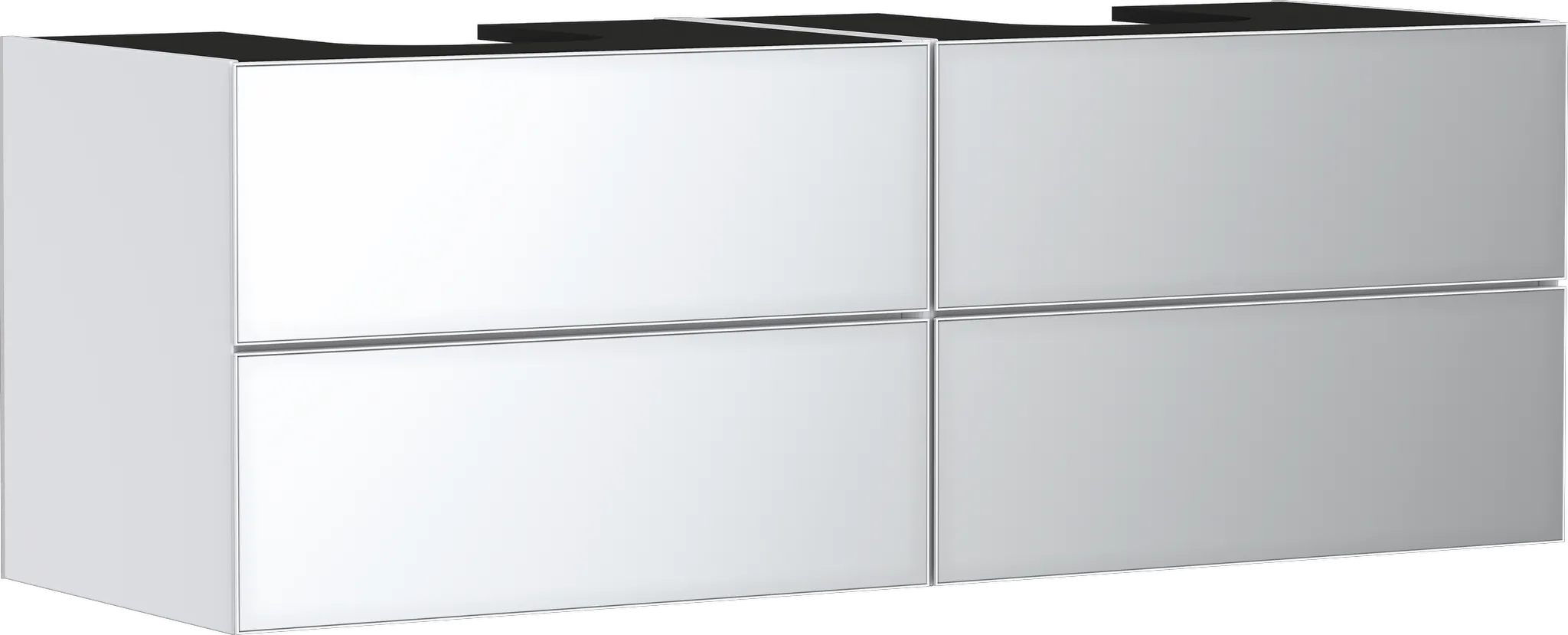 Hansgrohe Xevolos E Waschtischunterschrank Mattweiß 1570⁄550 mit 4 Schubkästen Hansgrohe Xevolos E Waschtischunterschrank Mattweiß 1570⁄550 mit 4 Schubkästen
