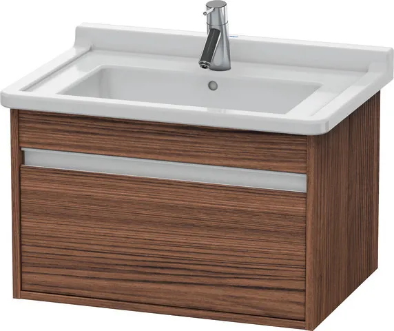 Duravit Waschtischunterschrank wandhängend „Ketho“ 65 × 41 × 45,5 cm in Nussbaum Dunkel Duravit Waschtischunterschrank wandhängend „Ketho“ 65 × 41 × 45,5 cm in Nussbaum Dunkel