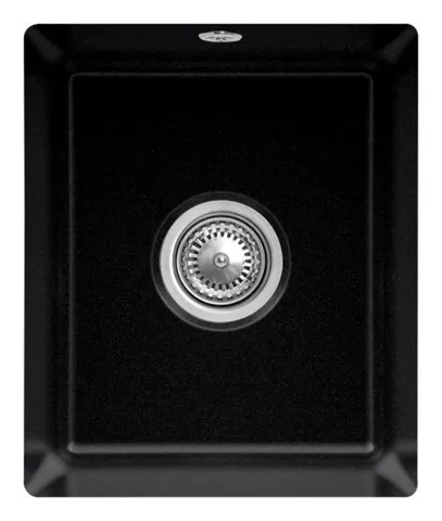 Villeroy & Boch Unterbau-Küchenspülbecken „Subway“ 45 SU 375 × 440 × 214 mm, für Becken mittig in Chromite