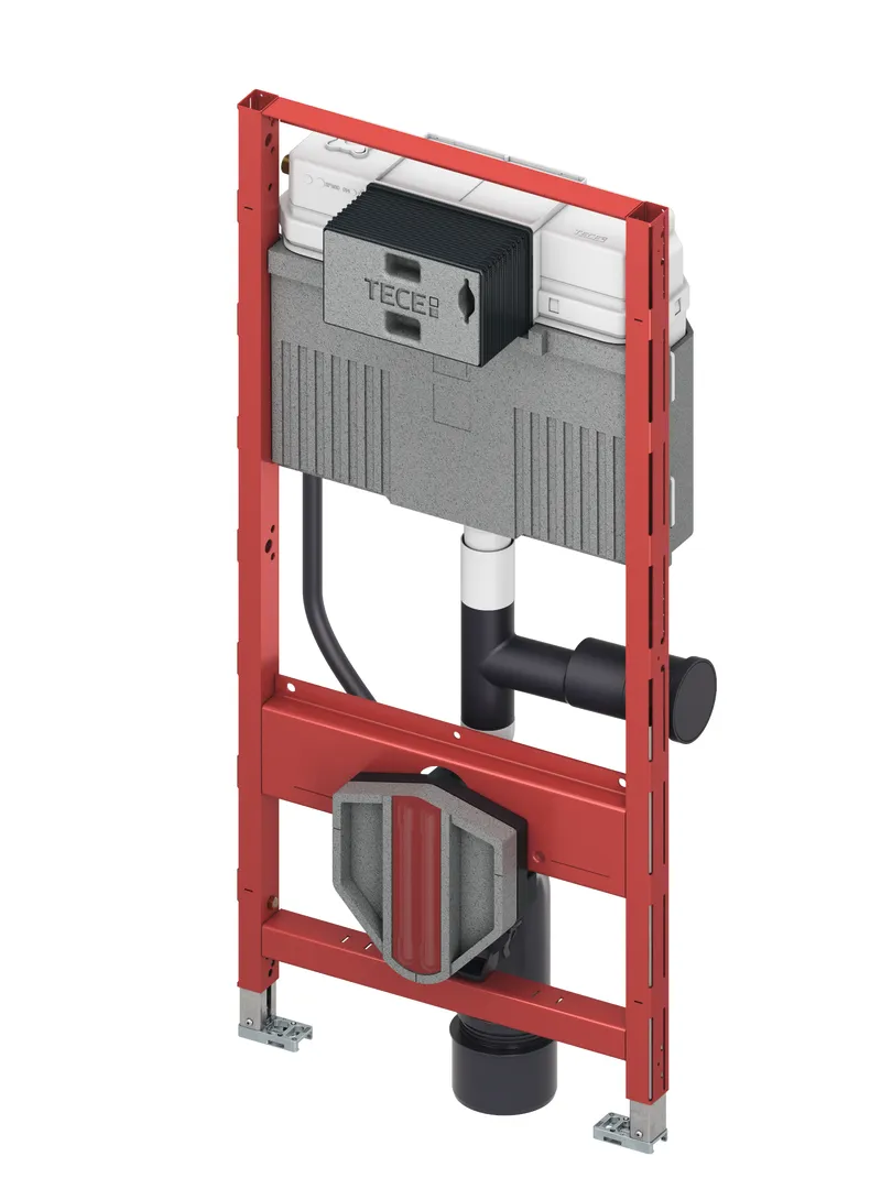 TECEprofil WC-Modul mit Uni-Spülkasten, mit Anschluss für Geruchsabsaugung, Bauhöhe 1120 mm