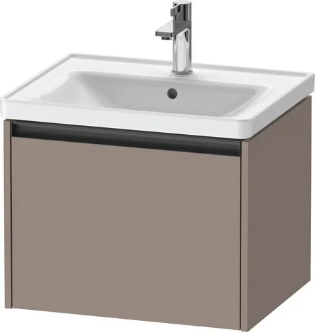 Duravit Waschtischunterschrank wandhängend „Ketho.2“ 58,4 × 44 × 45,5 cm Basalt Matt