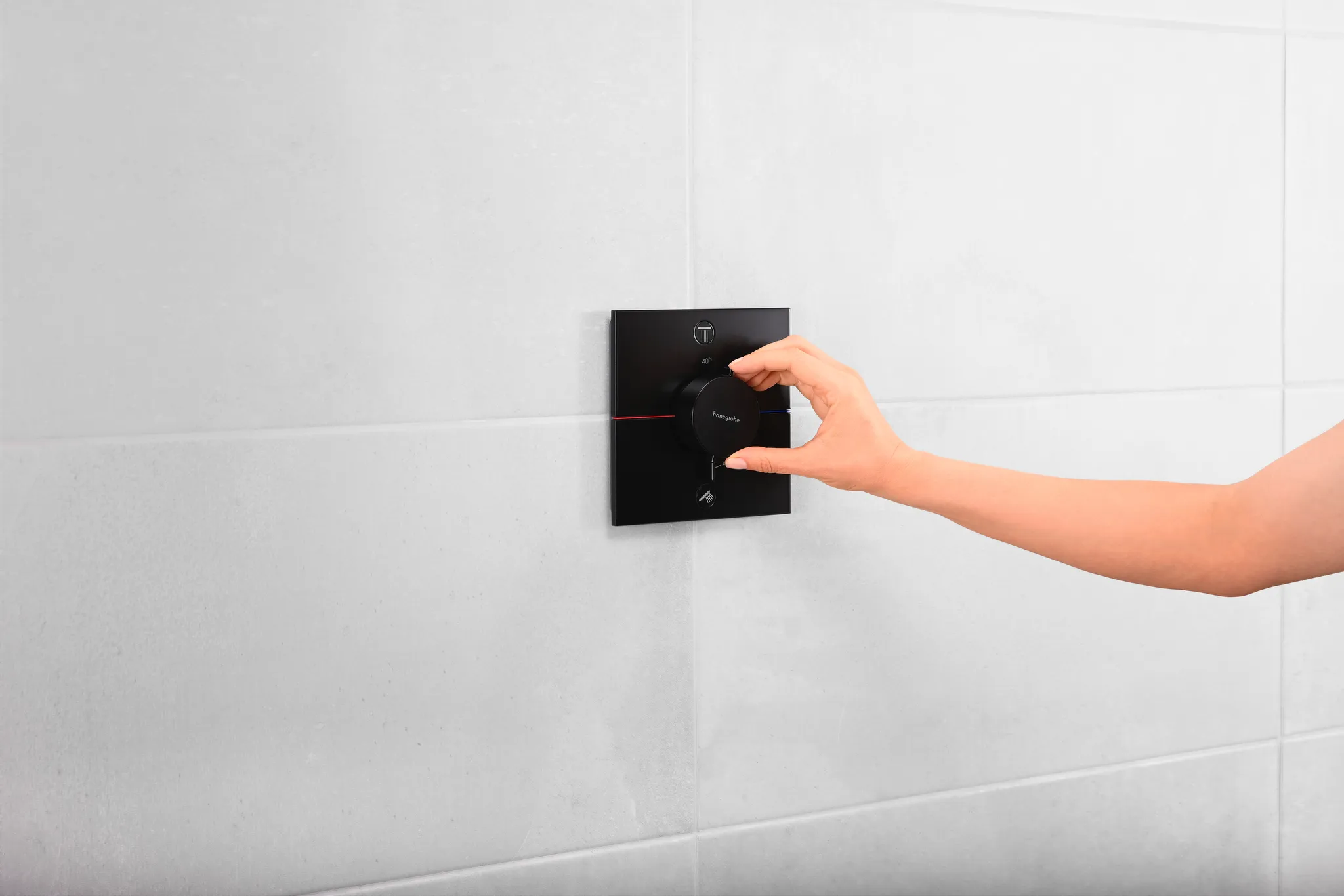 ShowerSelect Comfort E Thermostat Unterputz für 2 Verbraucher Chrom ShowerSelect Comfort E Thermostat Unterputz für 2 Verbraucher Chrom