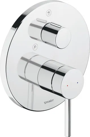 Duravit Einhand-Unterputz-Armatur „Circle“ in Chrom Duravit Einhand-Unterputz-Armatur „Circle“ in Chrom