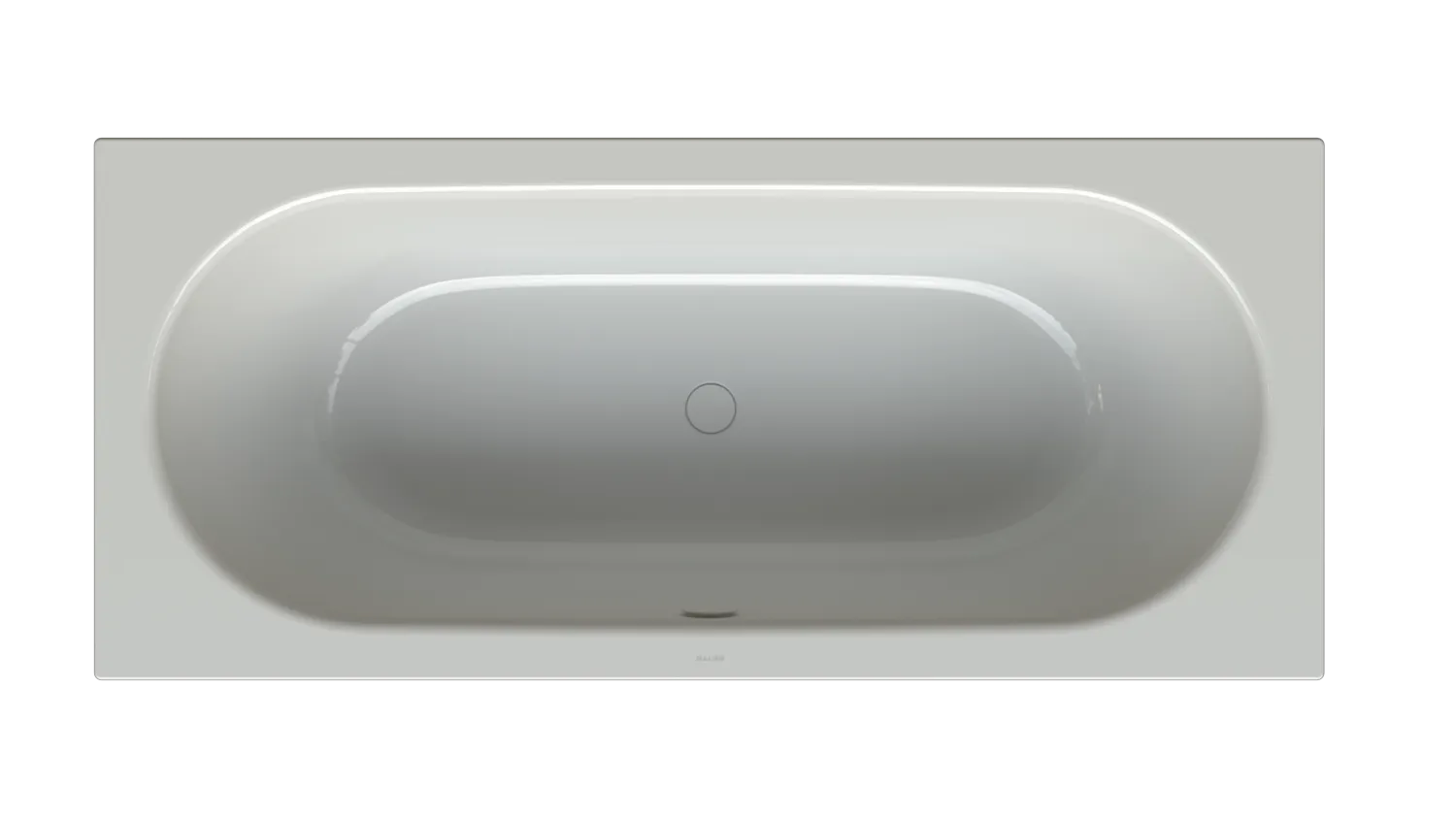 BetteStarlet Badewanne Rechteck 1700x750 mm, 2-Sitzer, glasierter Titan-Stahl, Einbau mit Unterbau