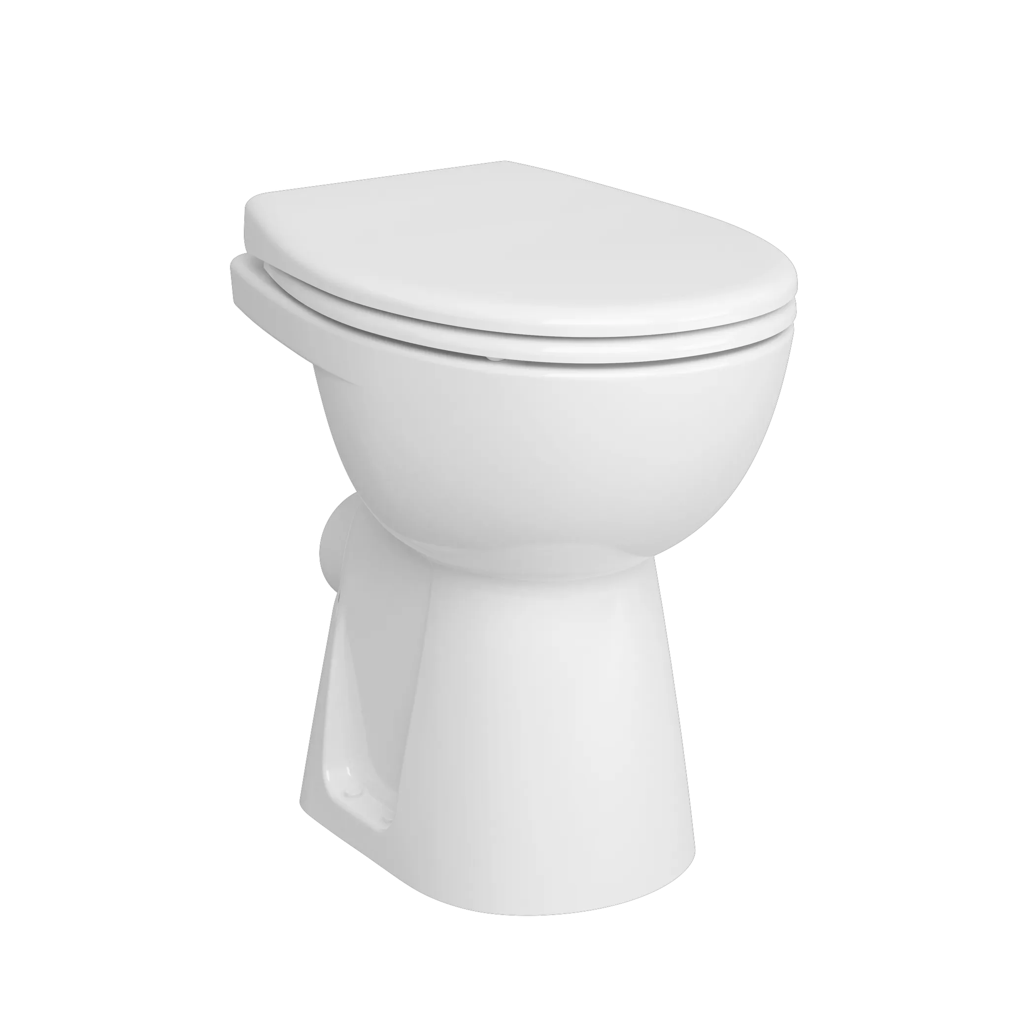 VitrA Conforma Tiefspül-Stand-WC spülrandlos + 6 cm Weiß Hochglanz VitrA Conforma Tiefspül-Stand-WC spülrandlos + 6 cm Weiß Hochglanz