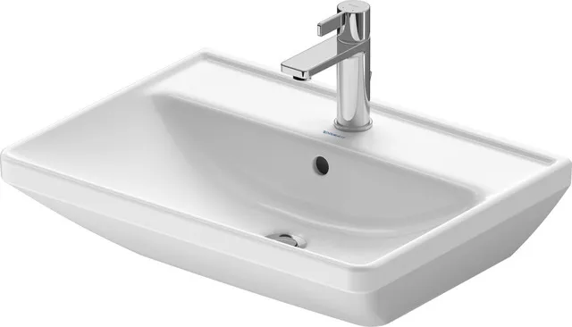 Wandwaschtisch „D-Neo“, mit Überlauf, Hahnlochposition mittig Größe: 60 × 44 cm / Hahnlochbohrung: mit 1×1 Hahnlochbohrung / Hahnlochposition: mittig / Überlauf: mit Überlauf Wandwaschtisch „D-Neo“, mit Überlauf, Hahnlochposition mittig Größe: 60 × 44 cm / Hahnlochbohrung: mit 1×1 Hahnlochbohrung / Hahnlochposition: mittig / Überlauf: mit Überlauf