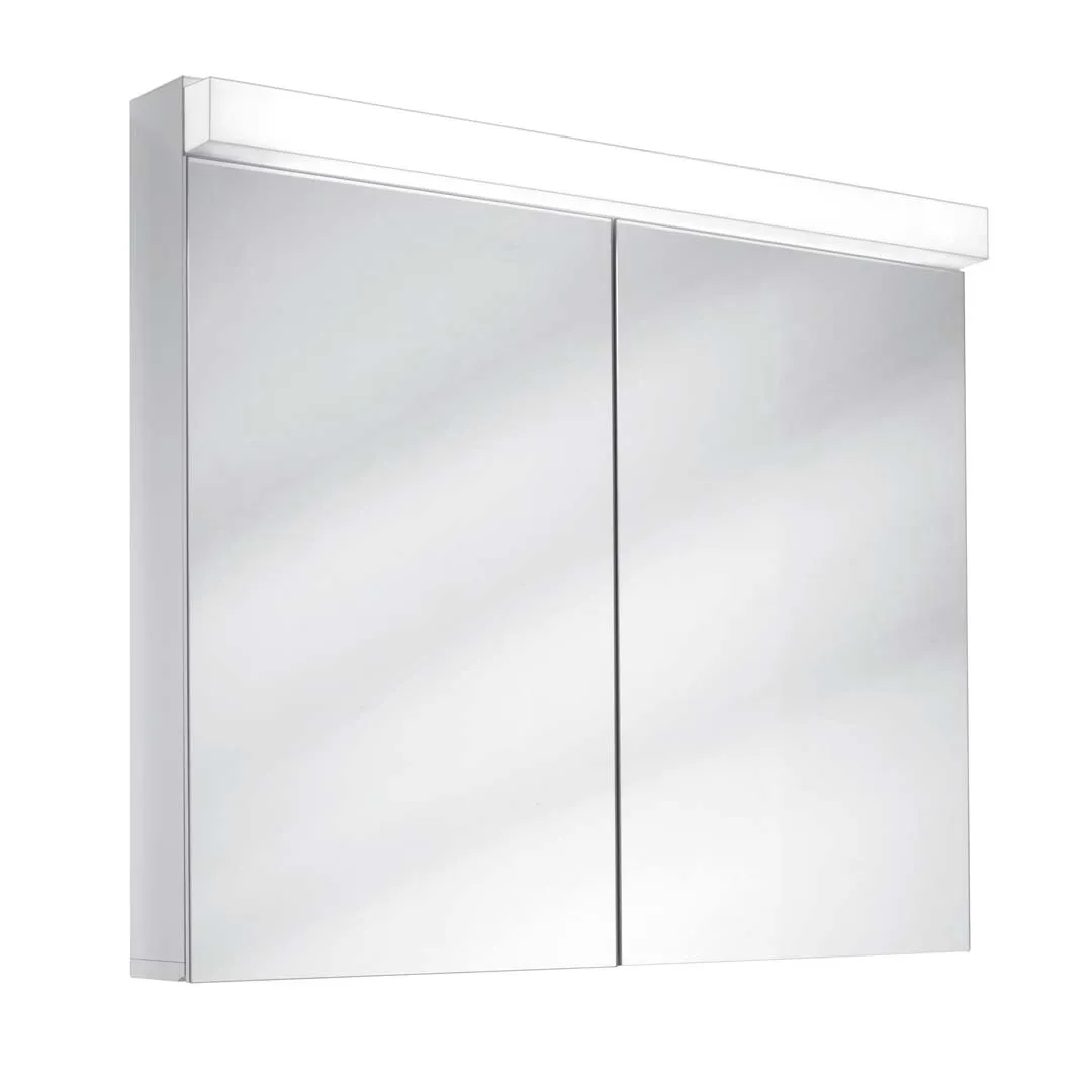 Schneider Spiegelschrank LOW Line LED - Modell LOW 90/2/LED, 895 x 756 x 155 mm, weiß Schneider Spiegelschrank LOW Line LED - Modell LOW 90/2/LED, 895 x 756 x 155 mm, weiß