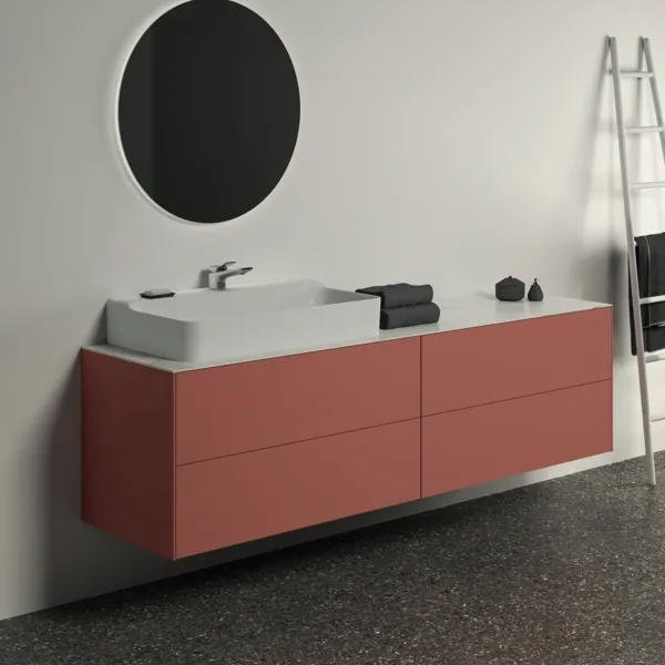 Ideal Standard Waschtischunterschrank Conca, 4 Auszüge, ohne Platte, 1985x505x540 mm, Sunset