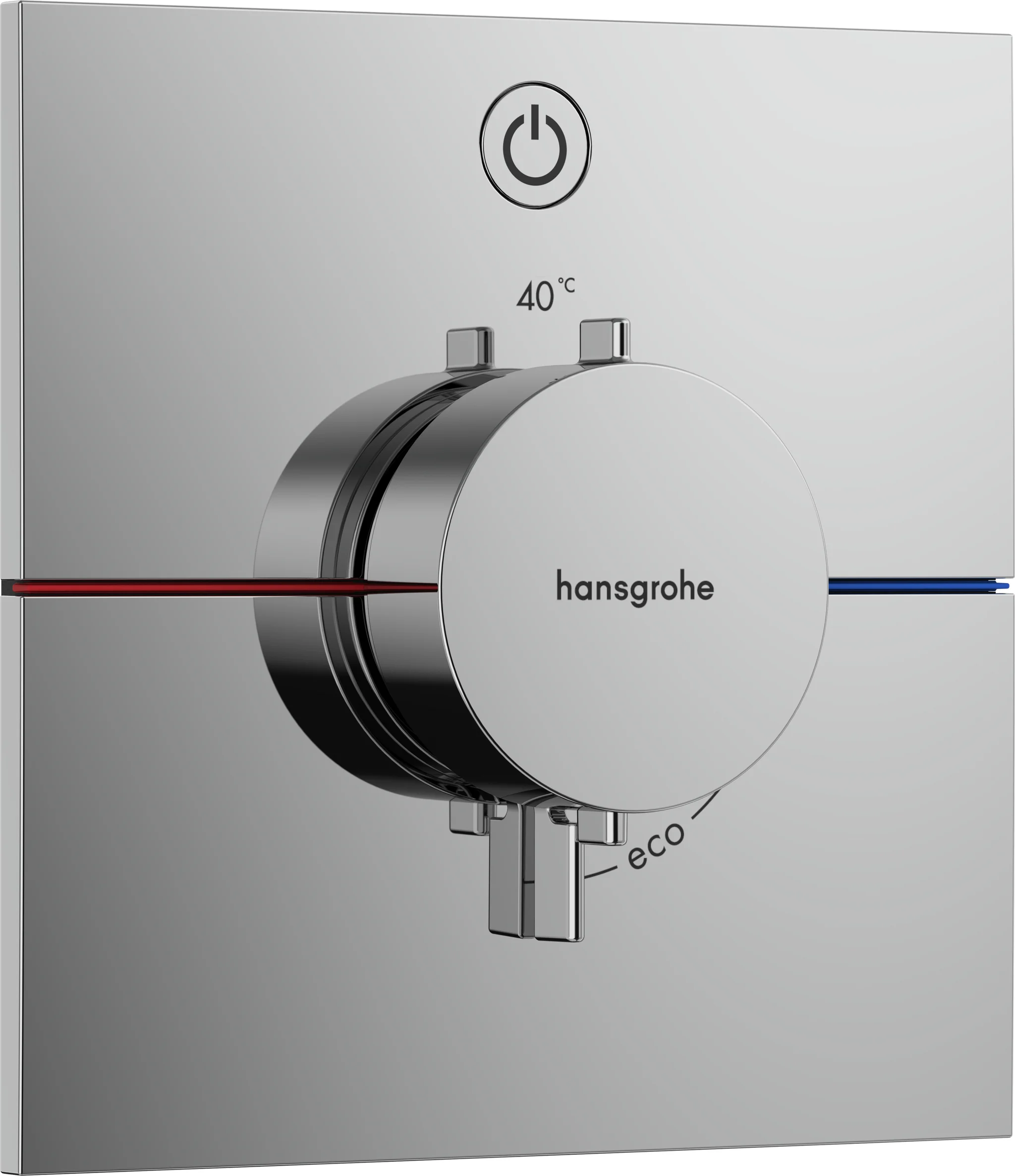 Hansgrohe ShowerSelect Comfort E Thermostat Unterputz, Chrom, 1 Verbraucher, flache Rosette, einfache Installation Hansgrohe ShowerSelect Comfort E Thermostat Unterputz, Chrom, 1 Verbraucher, flache Rosette, einfache Installation