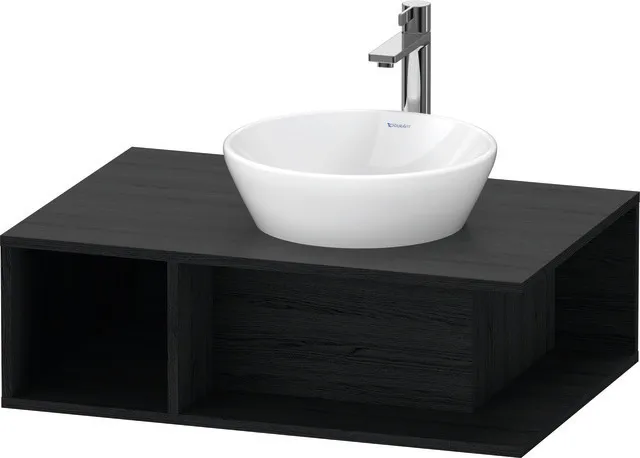 Duravit Waschtischunterschrank wandhängend „D-Neo“ 80 × 26 × 55 cm Eiche Schwarz Duravit Waschtischunterschrank wandhängend „D-Neo“ 80 × 26 × 55 cm Eiche Schwarz