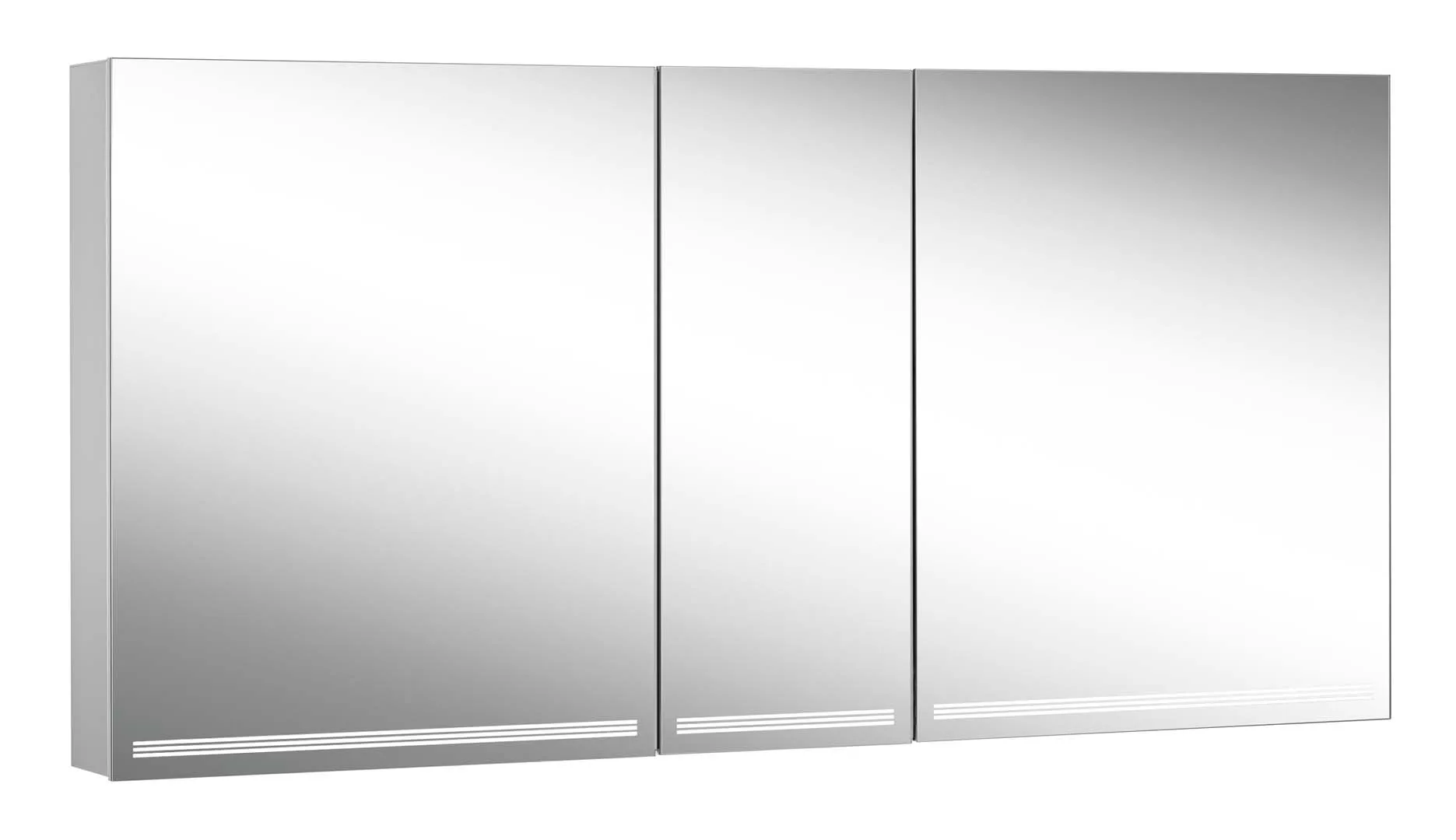 Schneider Spiegelschrank GRACE LED - 150/3/LED, 1495 x 700 x 120 mm, silbereloxiert Schneider Spiegelschrank GRACE LED - 150/3/LED, 1495 x 700 x 120 mm, silbereloxiert