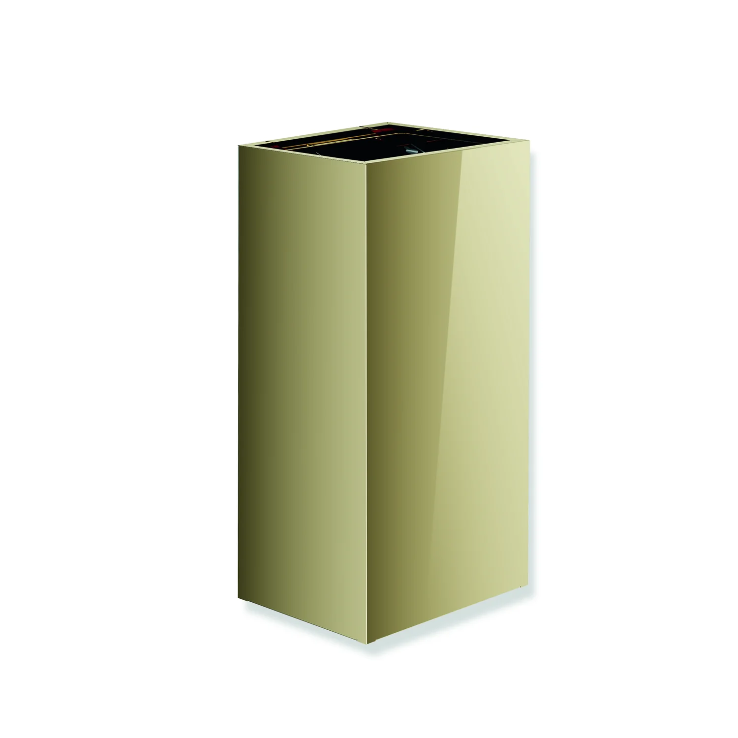 HEWI System 900 Papierabfallbehälter, Edelstahl, PVD, Fassungsvermögen ca. 25 Liter