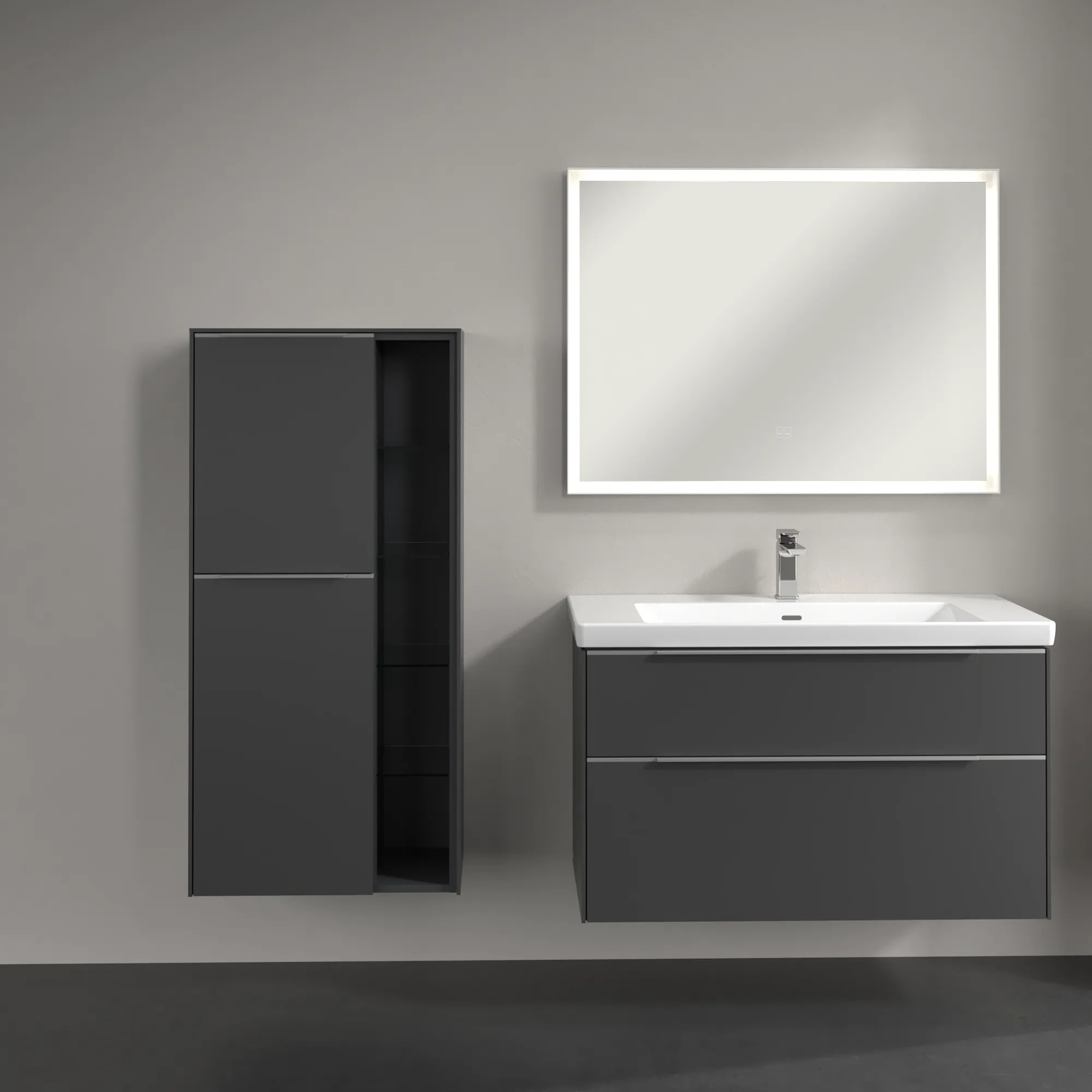 Villeroy & Boch Subway 3.0 Mittelschrank C59800, 574 x 1200 x 362 mm, links angeschlagen