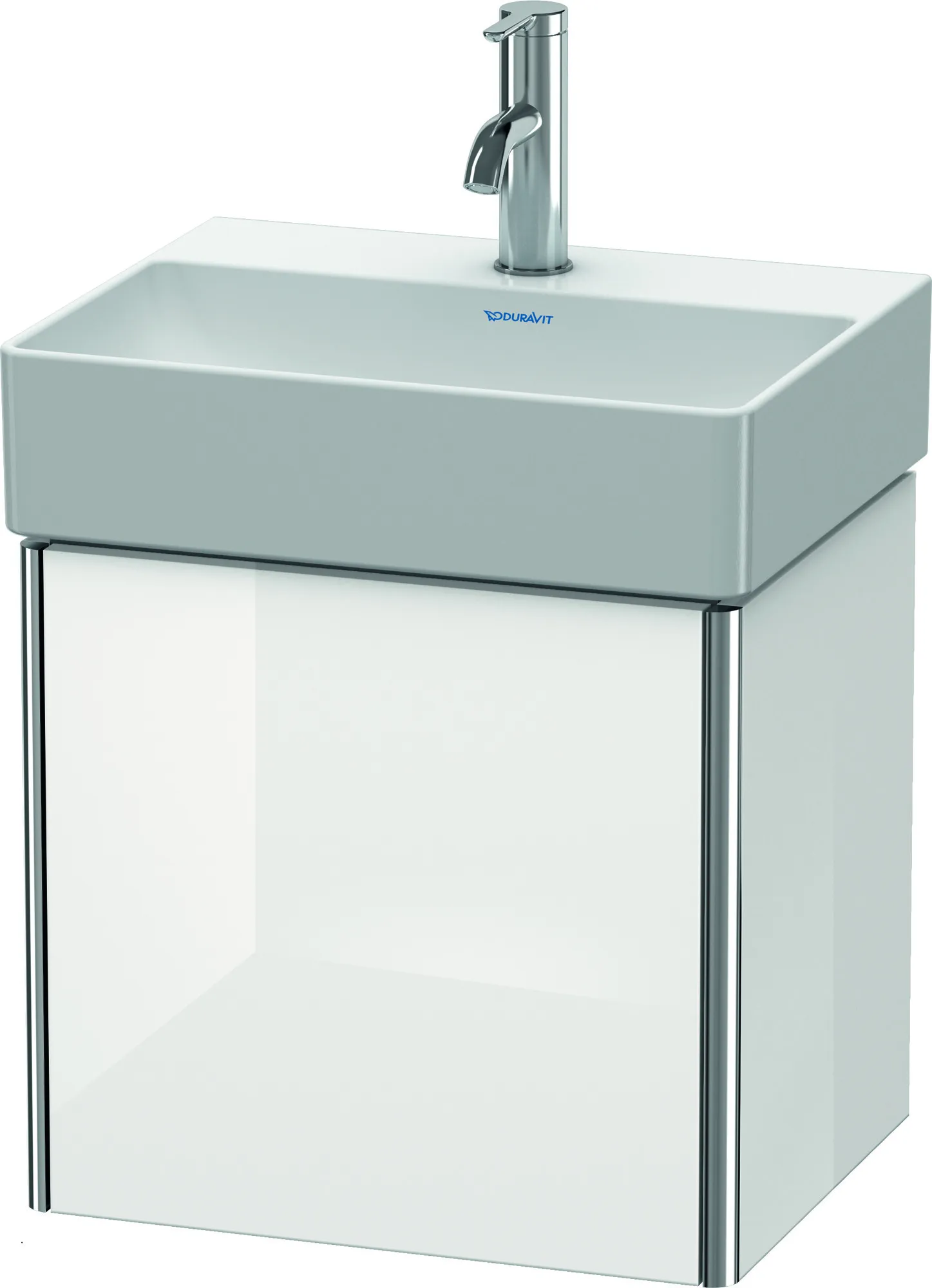 Duravit Waschtischunterschrank wandhängend „XSquare“ 43,4 × 39,7 × 34 cm Weiß Hochglanz