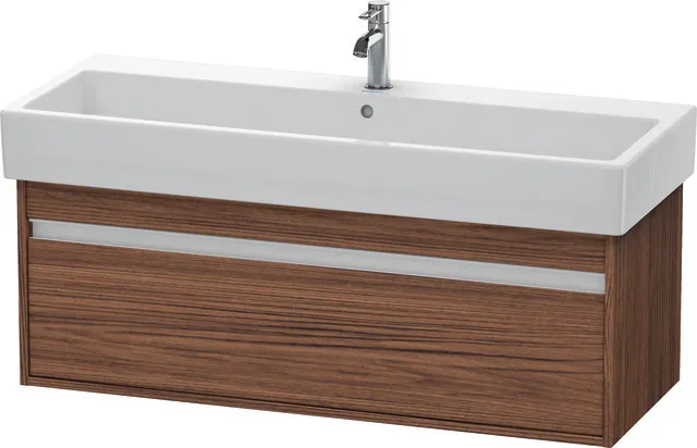 Duravit Waschtischunterschrank wandhängend „Ketho“ 115 × 41 × 44 cm Nussbaum Dunkel