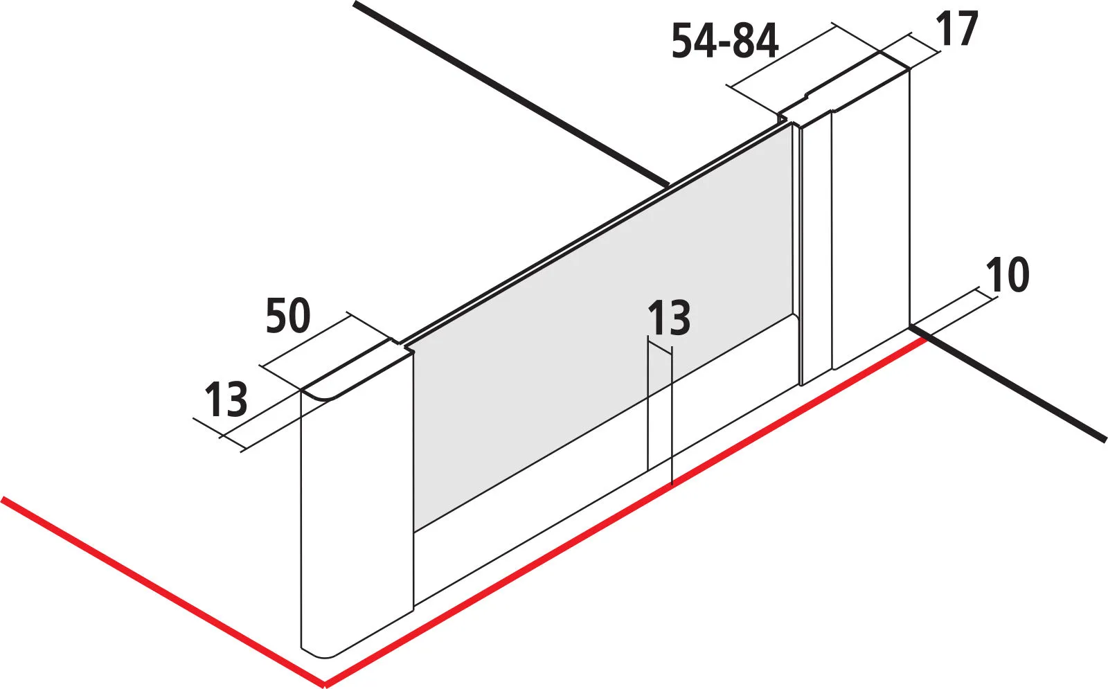 Kermi Seitenwand Seitenwand für Ecke „NOVA 2000“ Glas Kerolan Fontana, Profile Silber Mattglanz, BV: 680 - 710 mm WE: 680 - 710 mm H: 2000 mm Kermi Seitenwand Seitenwand für Ecke „NOVA 2000“ Glas Kerolan Fontana, Profile Silber Mattglanz, BV: 680 - 710 mm WE: 680 - 710 mm H: 2000 mm