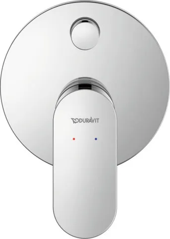 Duravit Zweihand-Unterputz-Armatur „Wave“ in Chrom Duravit Zweihand-Unterputz-Armatur „Wave“ in Chrom