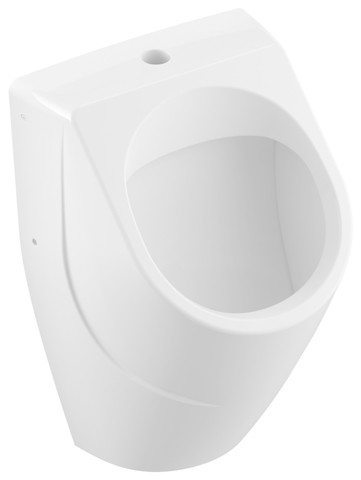 Absaug-Urinal O.novo 752300, 320 x 335 x 560 mm, Oval, ohne Deckel, Zulauf von oben, Weiß Alpin