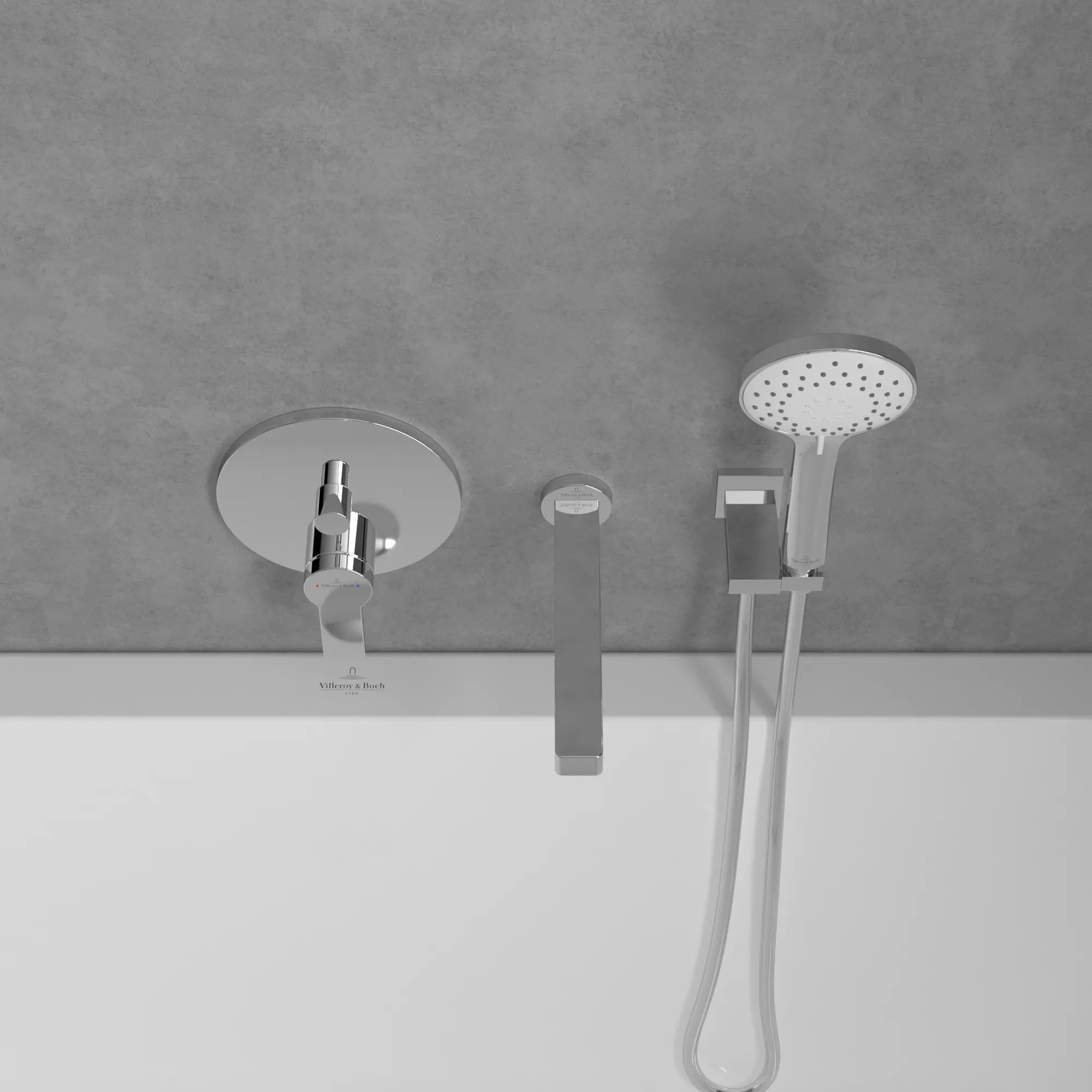 Einhand-Unterputz-Armatur „Architectura“ 4,2 cm in Chrom Einhand-Unterputz-Armatur „Architectura“ 4,2 cm in Chrom