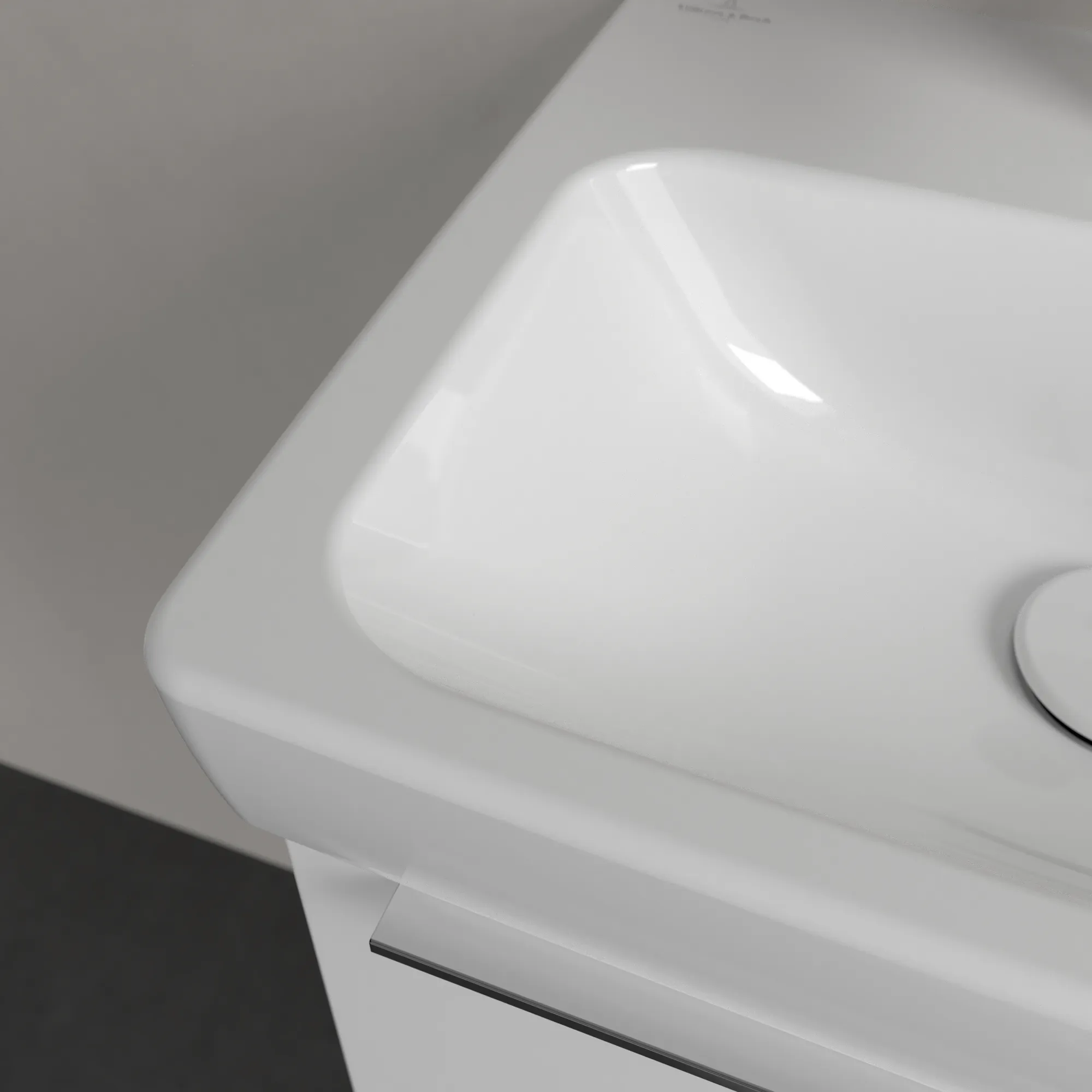 Villeroy & Boch Waschbecken „Architectura“ 450 × 365 × 150 mm, ohne Hahnlochbohrung, für Becken mittig in Weiß Alpin Villeroy & Boch Waschbecken „Architectura“ 450 × 365 × 150 mm, ohne Hahnlochbohrung, für Becken mittig in Weiß Alpin