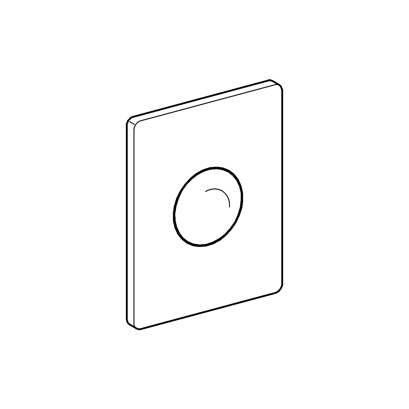 Grohe Skate WC-Betätigung 37547, senkrechte Montage, alpinweiß Grohe Skate WC-Betätigung 37547, senkrechte Montage, alpinweiß