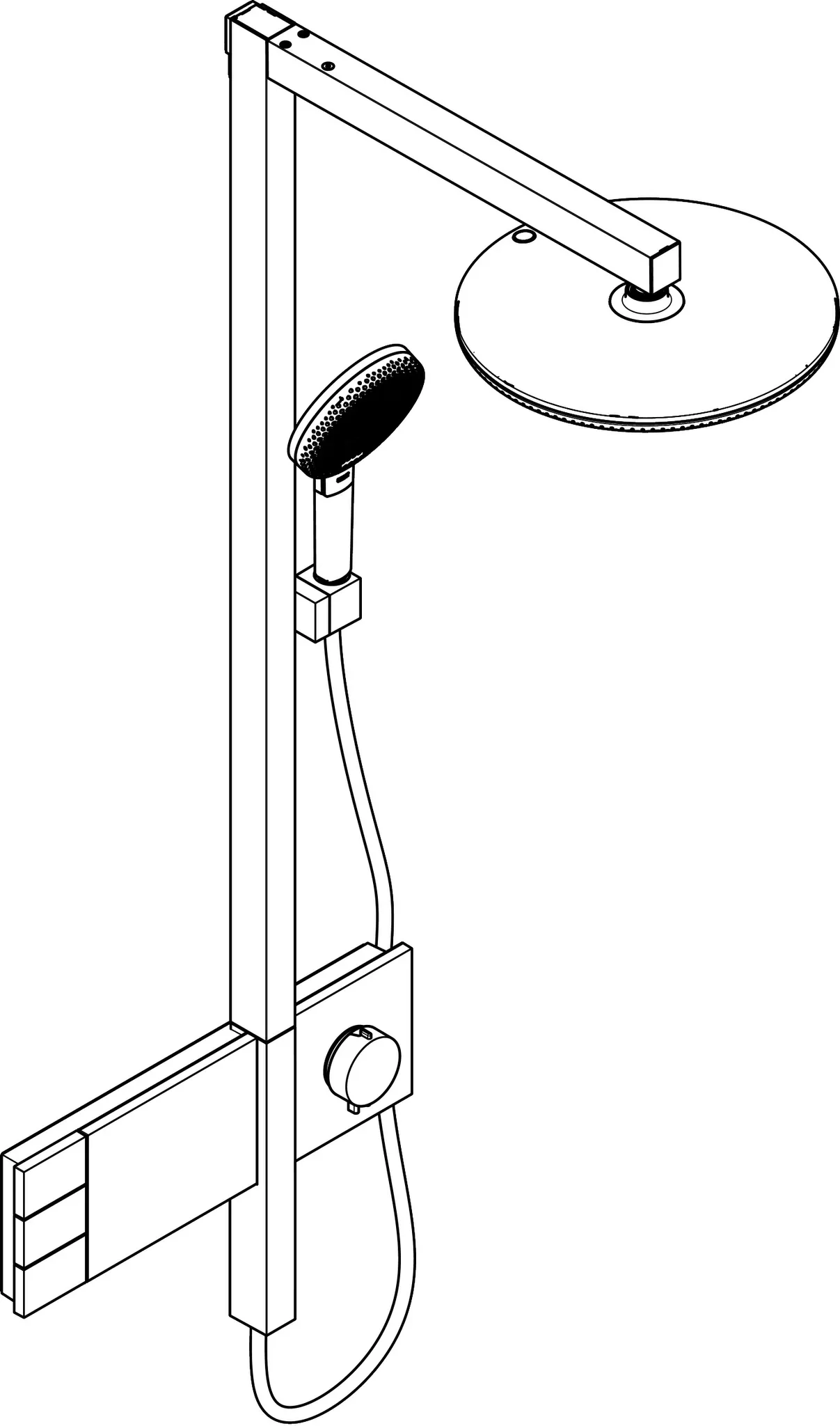 Hansgrohe Duschsystem „Raindance Alive S“