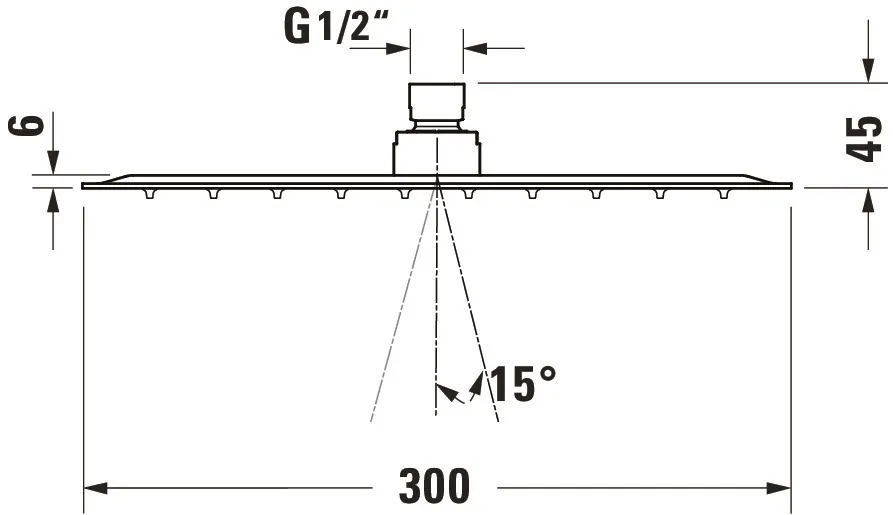 Duschkopf „Zubehör Armaturen“ in Chrom Duschkopf „Zubehör Armaturen“ in Chrom
