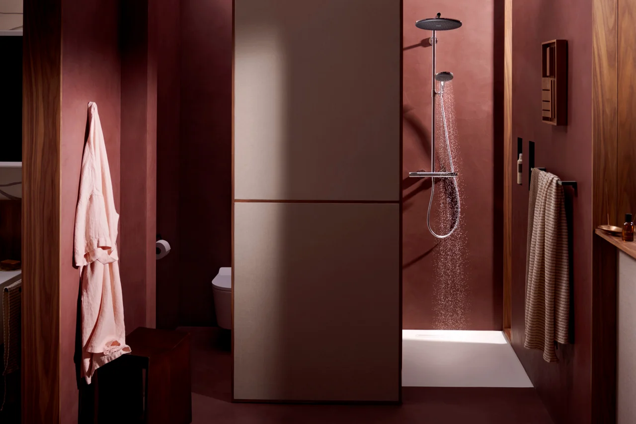 Hansgrohe Badetuchhalter AddStoris Q Chrom, 648 mm Länge, verdeckte Befestigung Hansgrohe Badetuchhalter AddStoris Q Chrom, 648 mm Länge, verdeckte Befestigung