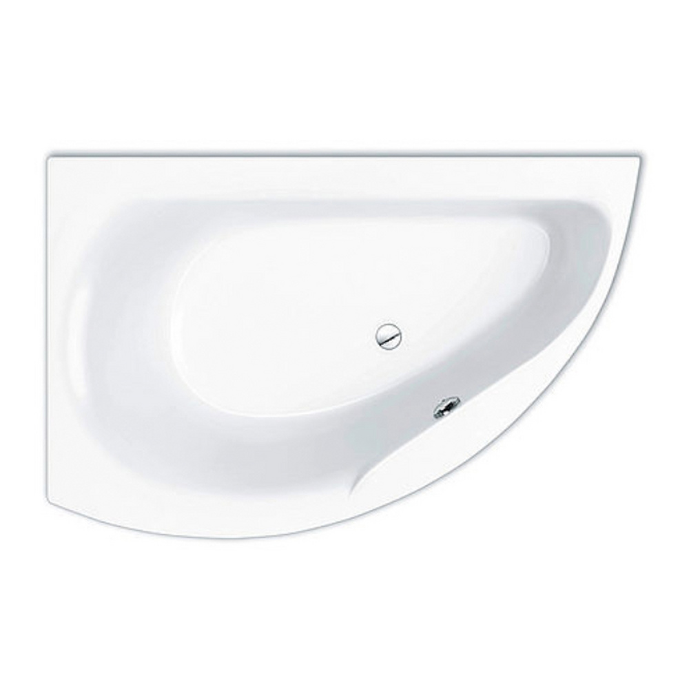 repaBAD asymmetrische Badewanne „Taurus“ eck 1620 × 940 mm, rechts in Weiß