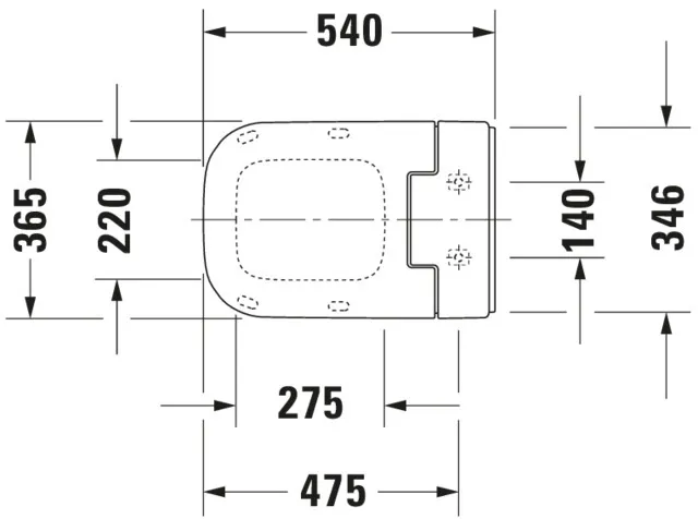 Duravit WC-Sitz mit Unterdusche (elektrisch) „SensoWash® Slim“