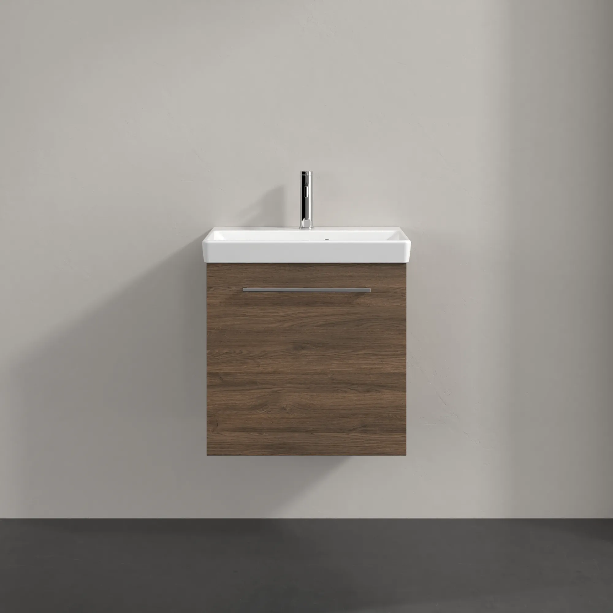 Villeroy & Boch Waschbeckenunterschrank Avento Arizona Oak, 530x514x352mm, 1 Tür, SoftClosing, Wandmontage Villeroy & Boch Waschbeckenunterschrank Avento Arizona Oak, 530x514x352mm, 1 Tür, SoftClosing, Wandmontage