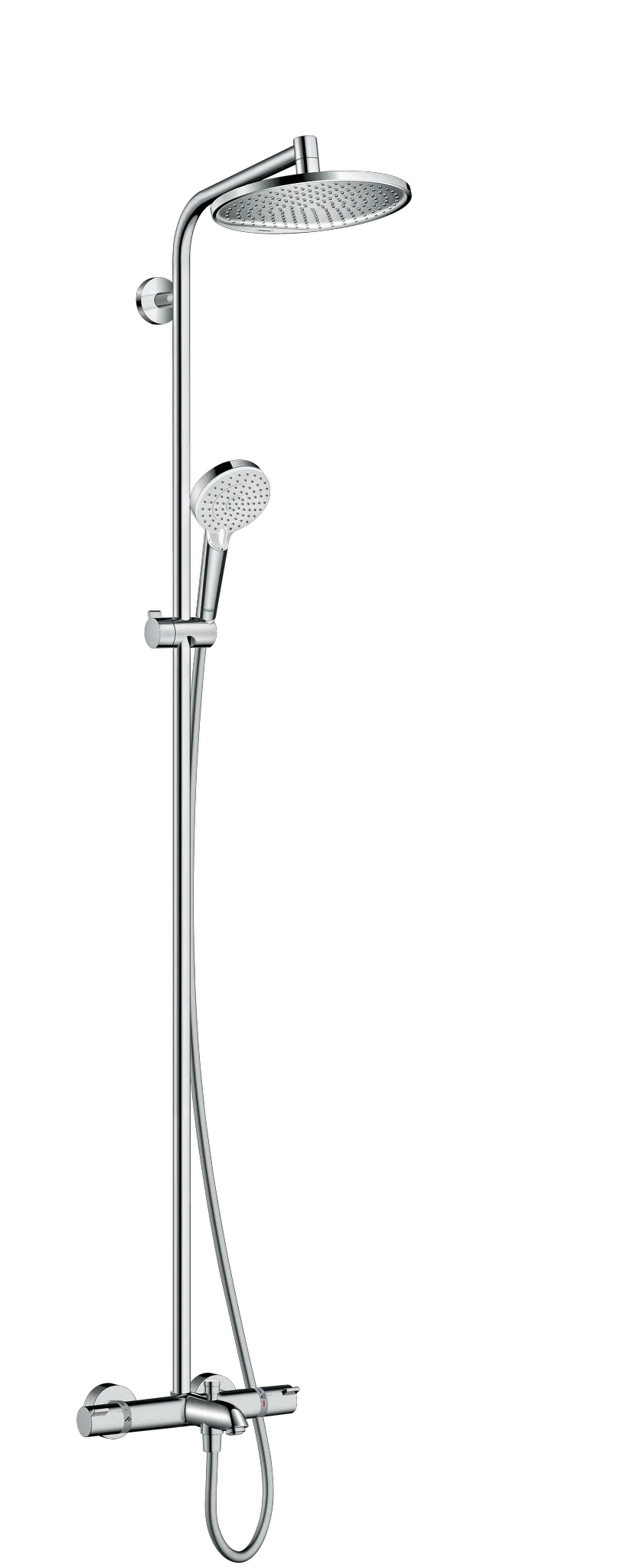 Showerpipe Crometta S 240 für Wanne chrom mit Thermostat Showerpipe Crometta S 240 für Wanne chrom mit Thermostat
