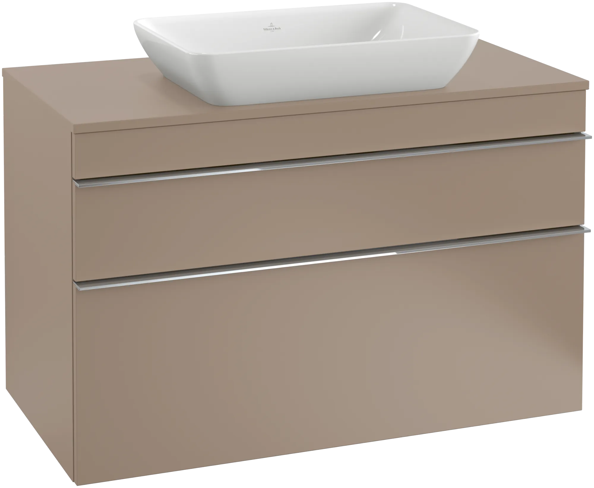 Villeroy & Boch Aufsatzwaschtisch „Venticello“ 555 × 360 × 180 mm, ohne Hahnlochbohrung in Weiß Alpin Villeroy & Boch Aufsatzwaschtisch „Venticello“ 555 × 360 × 180 mm, ohne Hahnlochbohrung in Weiß Alpin