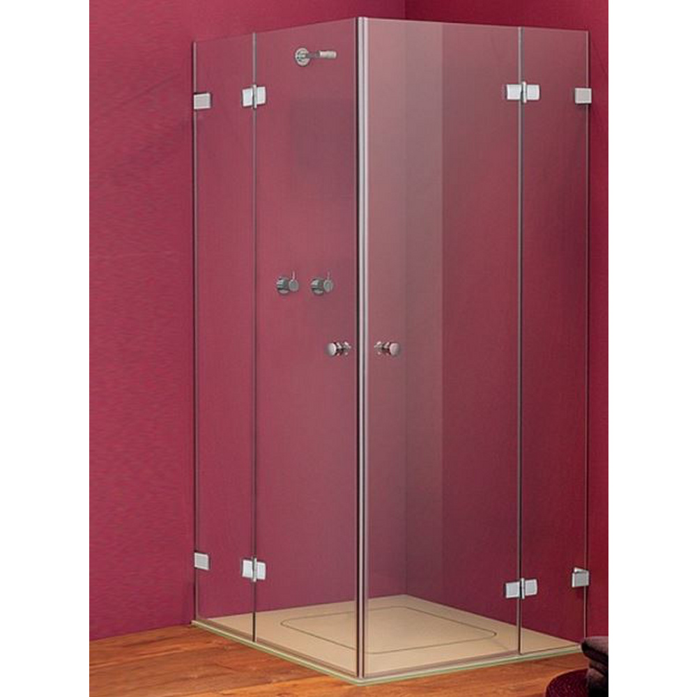 Sprinz Rechteck-Duschkabine Eckeinstieg 4-teilig „Fortuna“, Anschlag links und rechts B: 1000 mm H: 2000 mm T: 1000 mm Sprinz Rechteck-Duschkabine Eckeinstieg 4-teilig „Fortuna“, Anschlag links und rechts B: 1000 mm H: 2000 mm T: 1000 mm