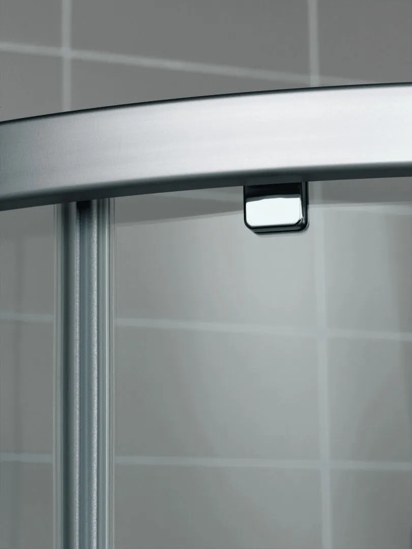 Kermi Duschdesign IBIZA 2000 Viertelkreis-Duschkabine (Gleittüren) weiß