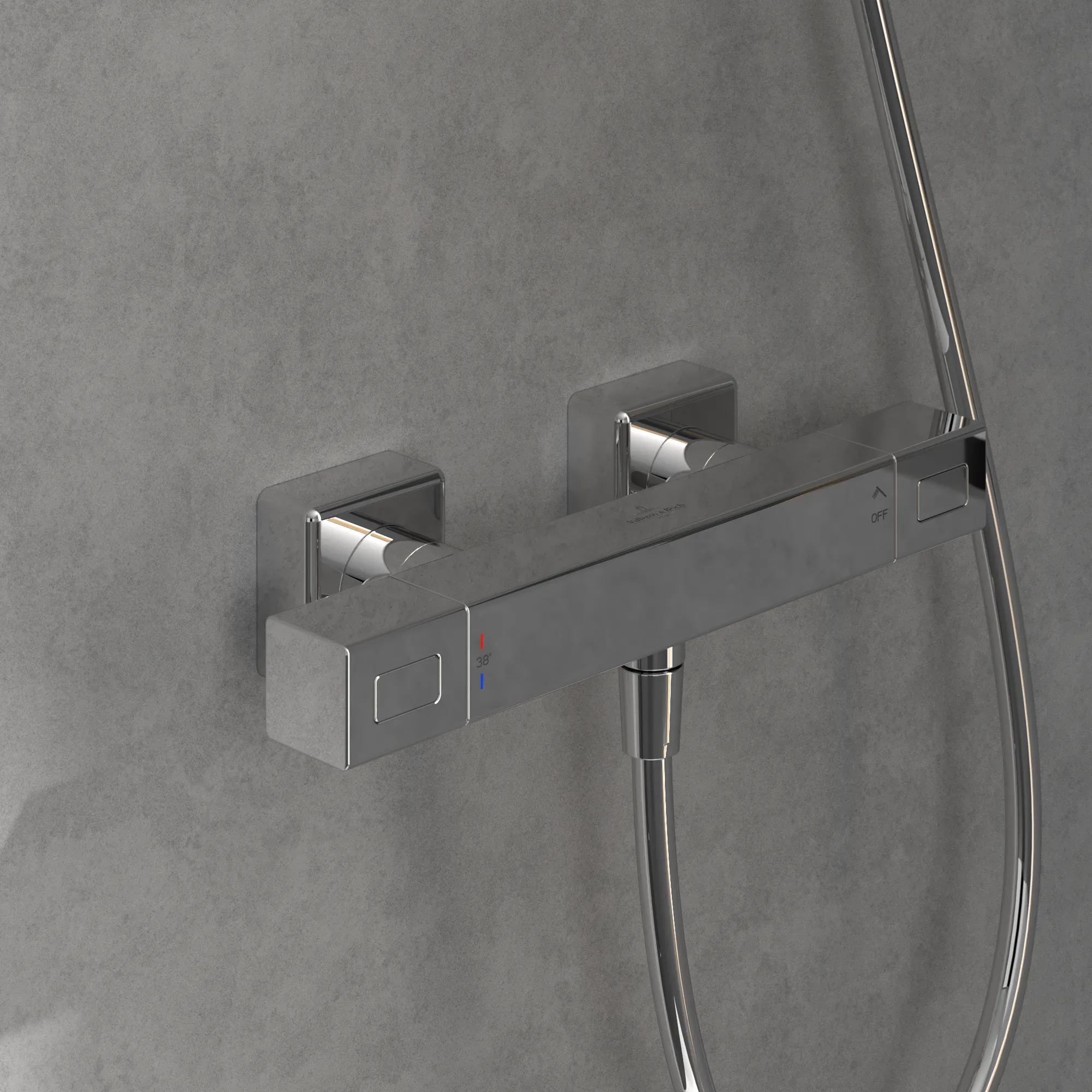 Einhand-Duscharmatur TVS00001800061 10,4 cm in Chrom Einhand-Duscharmatur TVS00001800061 10,4 cm in Chrom