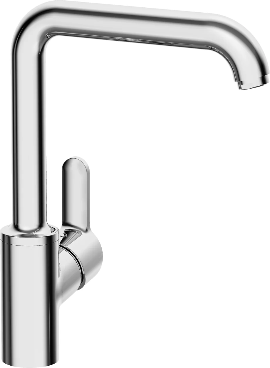 HansaPRIMO Einhebelmischer Küchenarmatur HansaPRIMO 4920 Ausladung 192 mm DN15 Chrom