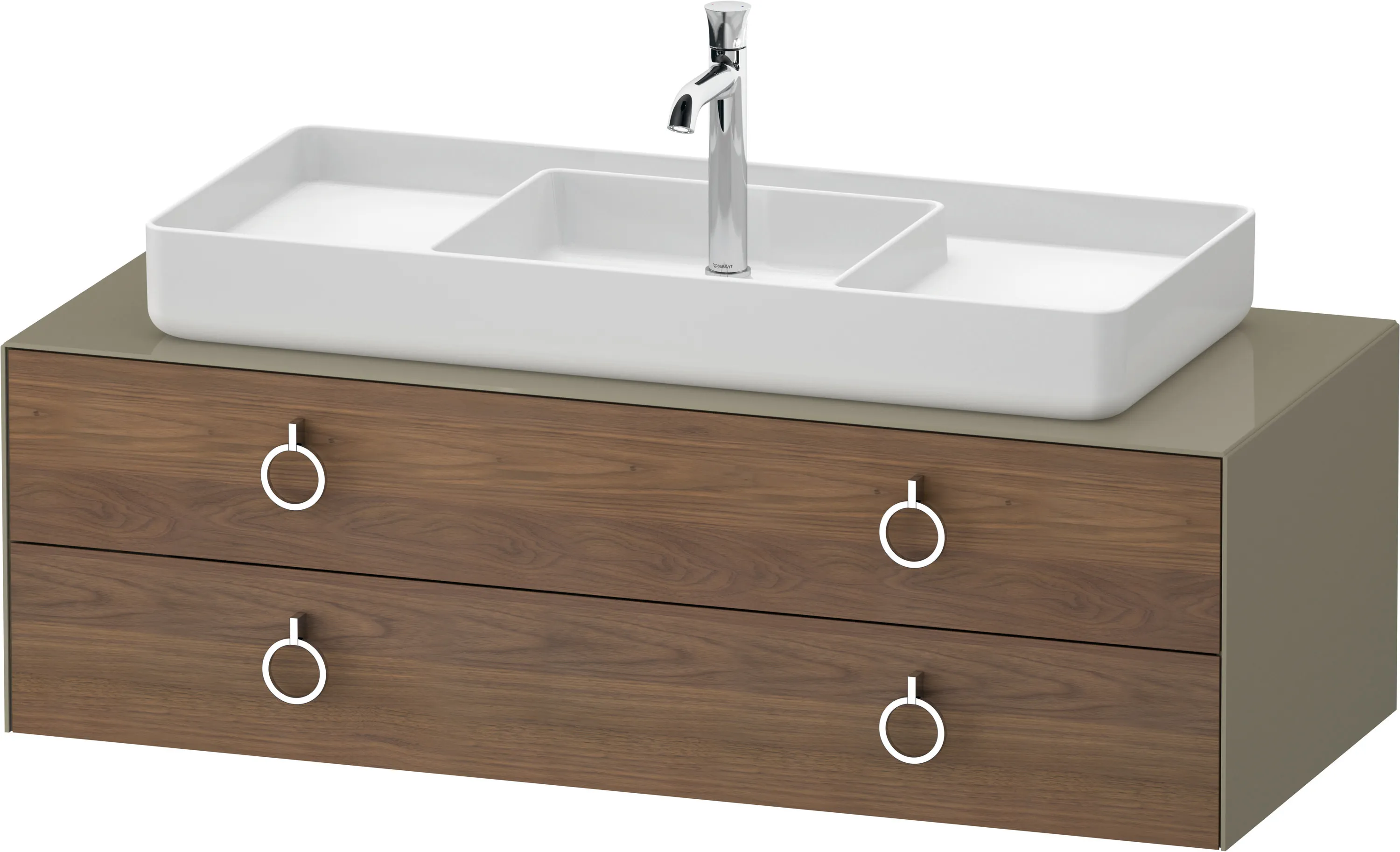 Duravit Waschtischunterschrank wandhängend „White Tulip“ 130 × 40,8 × 55 cm