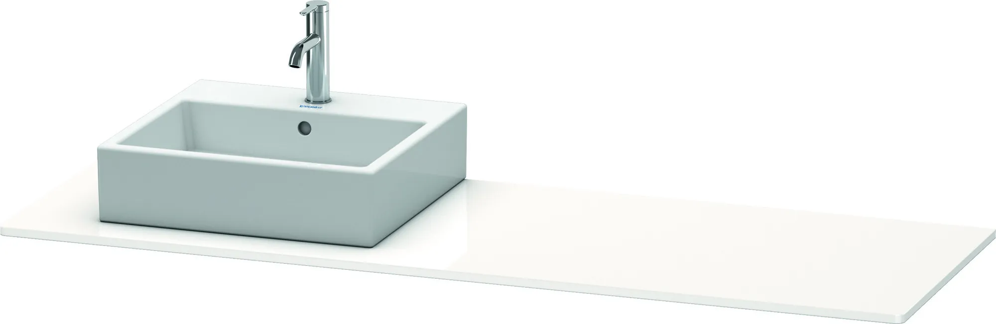 Duravit Konsole „XSquare“ in Weiß Hochglanz