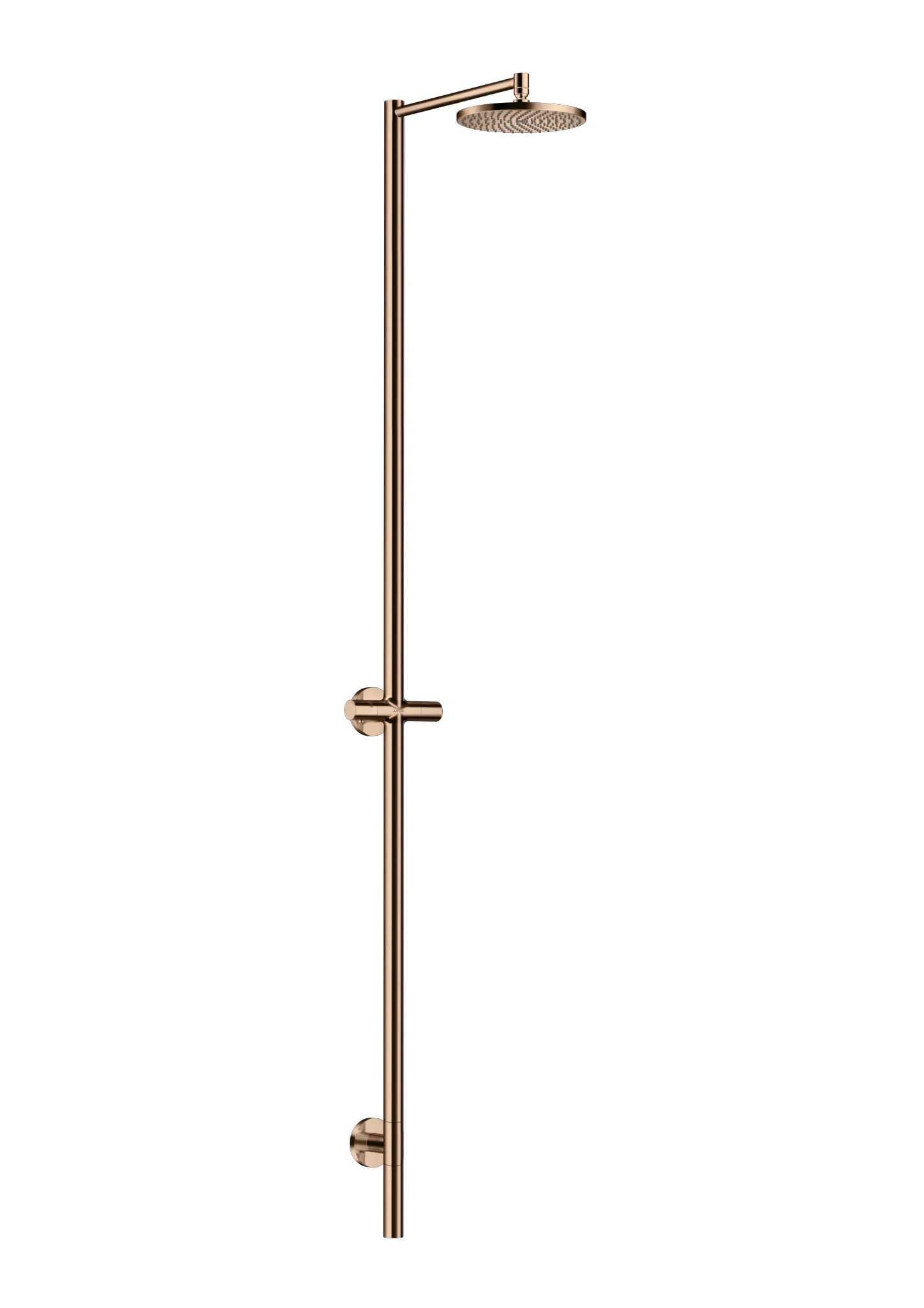 AXOR Starck Nature Duschsäule mit Kopfbrause 240 1jet ohne Handbrause Brushed Bronze