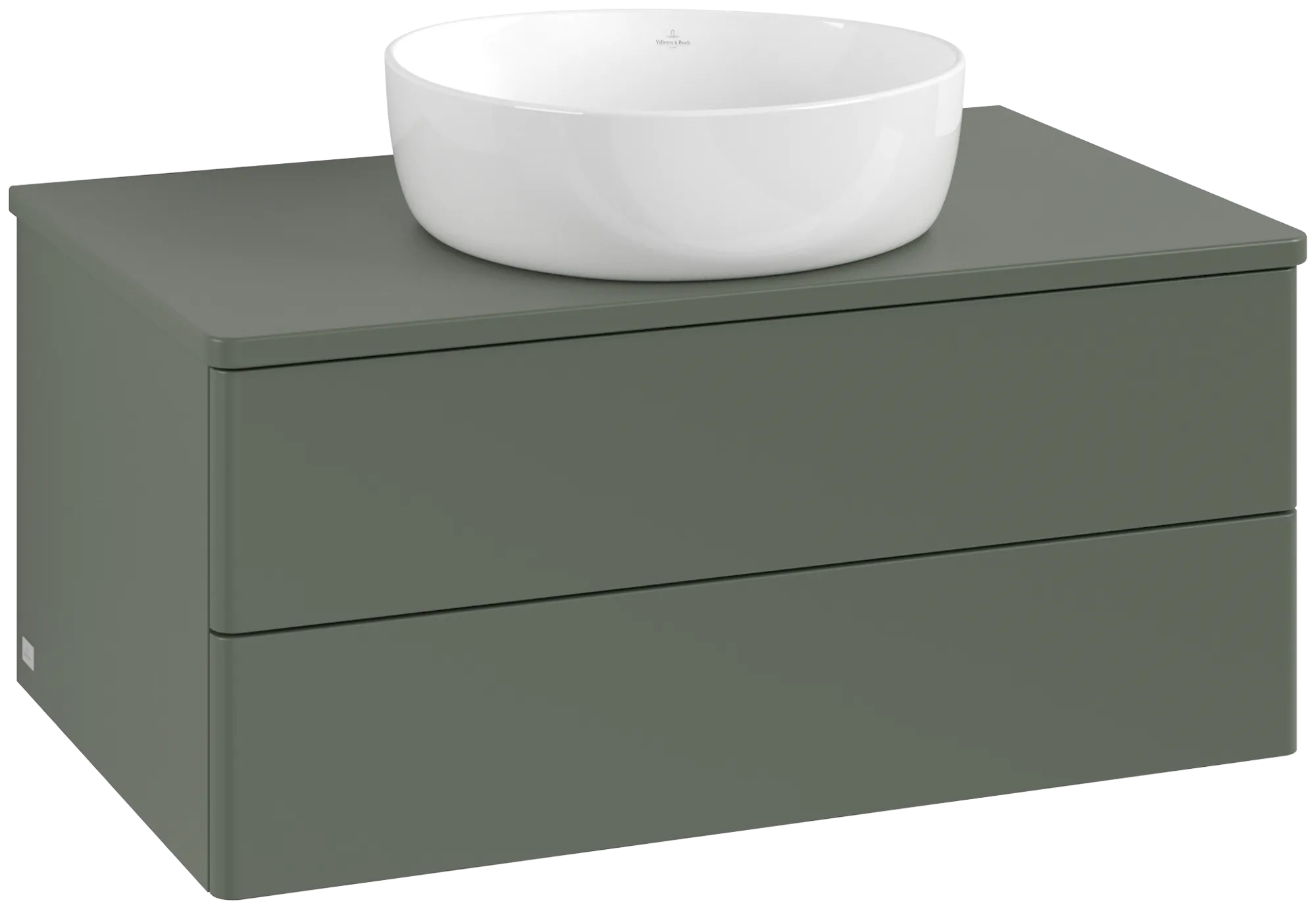 Villeroy & Boch Antao Waschbeckenunterschrank K19_5, 800 x 360 x 500 mm, Leaf Green Matt