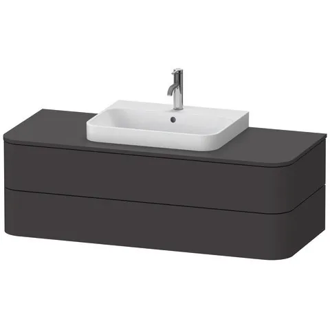 Duravit Waschtischunterschrank wandhängend „Happy D.2 Plus“ 130 × 40,8 × 55 cm Duravit Waschtischunterschrank wandhängend „Happy D.2 Plus“ 130 × 40,8 × 55 cm