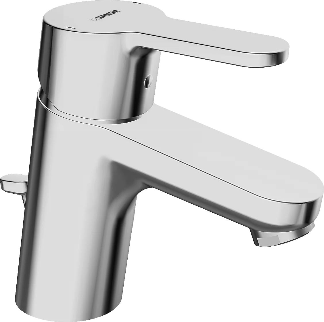 HansaPRIMO Waschtischarmatur HansaPRIMO 4940 Zugstangenablaufgarnitur Ausladung 107 mm DN15 Chrom